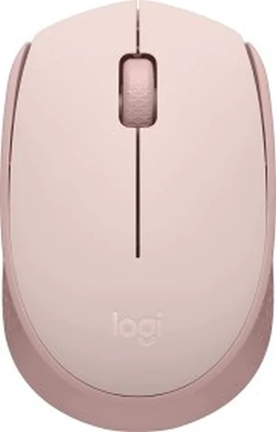 Безжична мишка Logitech M171, оптична, 1000 dpi, розова