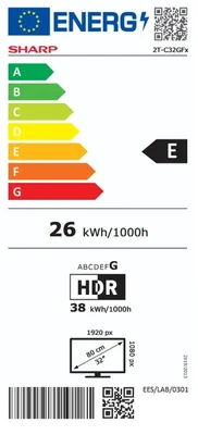 Телевизор Sharp 32GF3265E 32" Full HD QLED Google TV