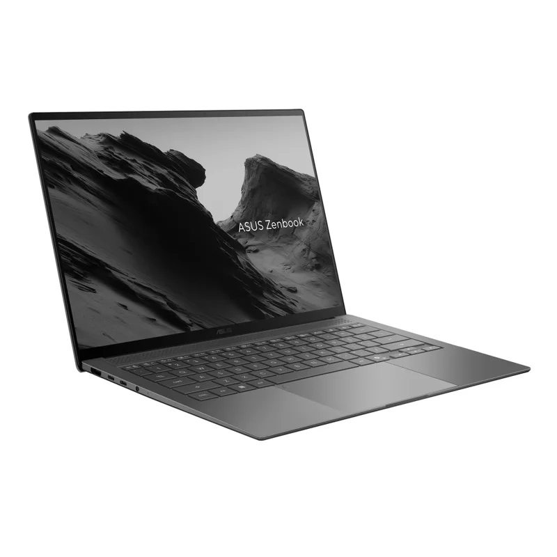 Asus Zenbook UX5406SA-PZ628XNA,Intel Ultra 7 256V 16GB 2.2 GHz (12MB Cache, up to 4.8 GHz, 14.0 OLED WQXGA+(WQ+) 2880X1800 16:10 Bend+400nits AG DCI-P3:100, Touch,120 Hz, LPDDR5X 16GB ( on board ) 512 GB  SSD G4, Windows 11 Pro , Gray,US, no adapter