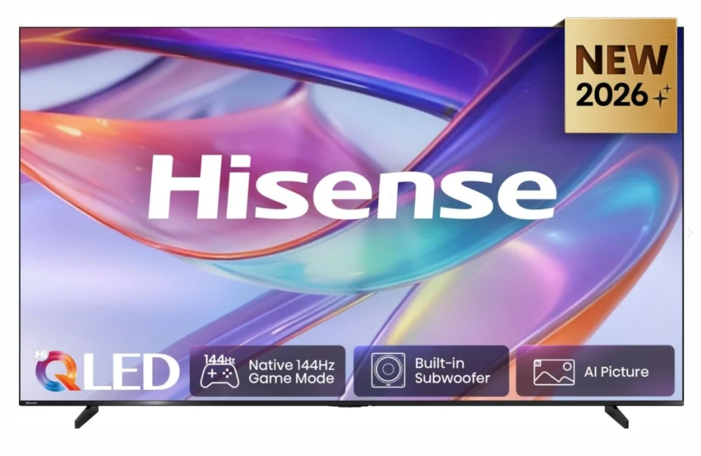 Телевизор Hisense – E7S, 98", 4K UHD, QLED, 144Hz