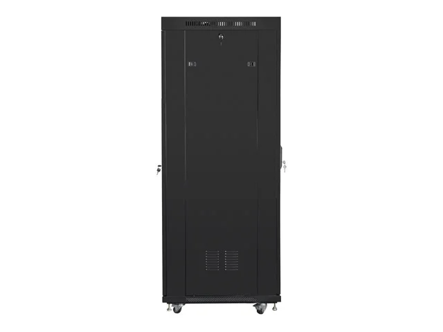 Lanberg rack cabinet 19" free-standing 37U/600x800 (flat pack) with glass door lcd black v2