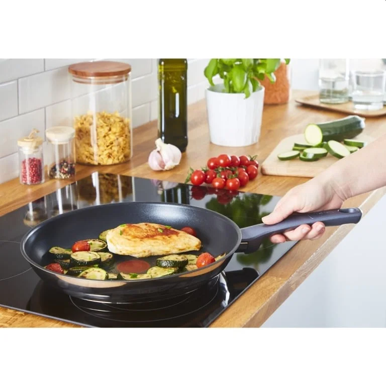 Тиган TEFAL Daily Cook G7300655 28 см, индукция, Thermo-Spot, неръждаема стомана