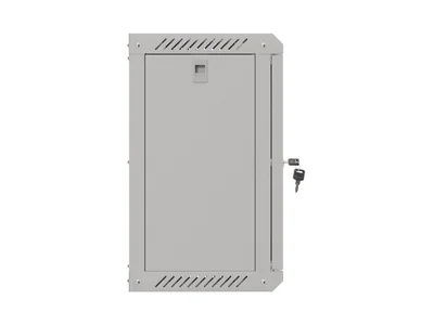 Lanberg rack cabinet 10" wall-mount 9U/300x300 (flat pack) with glass door grey