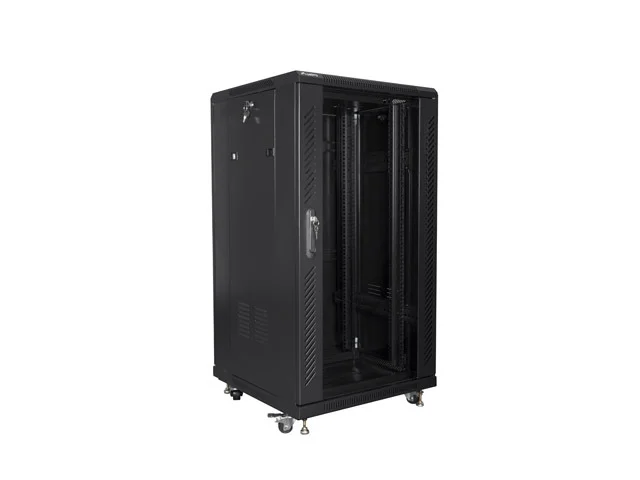 Lanberg rack cabinet 19" free-standing 22U/600x600 (flat pack) black