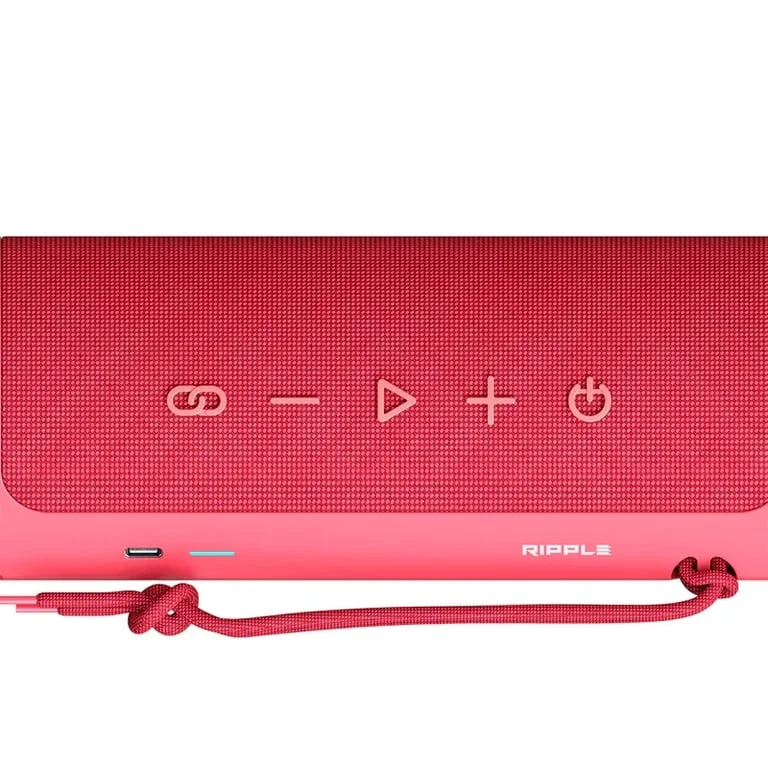Тонколона HiFuture Ripple Red Bluetooth 5.3, 2-лентова, 20W + 10W, IPX7, до 12 часа работа, TWS, USB-C