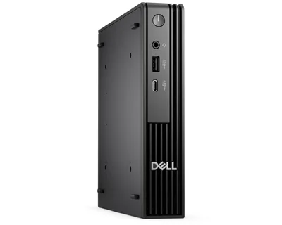Настолен компютър DELL Pro Micro QCM1250, Intel Core Ultra 5 235T, 16GB DDR5, 512GB SSD, Integrated Graphics, Ubuntu, черен
