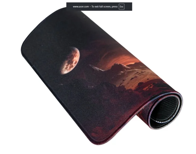 Acer Nitro Mousepad,  360x260x2 mm, NMP450, M size, Retail Pack