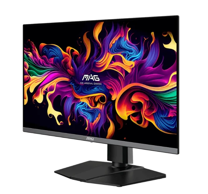 MSI MAG 272UP QD-OLED X24 Gaming Monitor, 26.5", 0.03ms, 240Hz , 3840x2160, G-SYNC, AMD FreeSync Premium Pro, AI Vision, Console Mode, ClearMR 13000, HDR True Black 400, Type-C(15W PD), DP(1.4a), 2xHDMI(2.1), Pivot, Heigh Adj., VESA 100, Black, 8kg