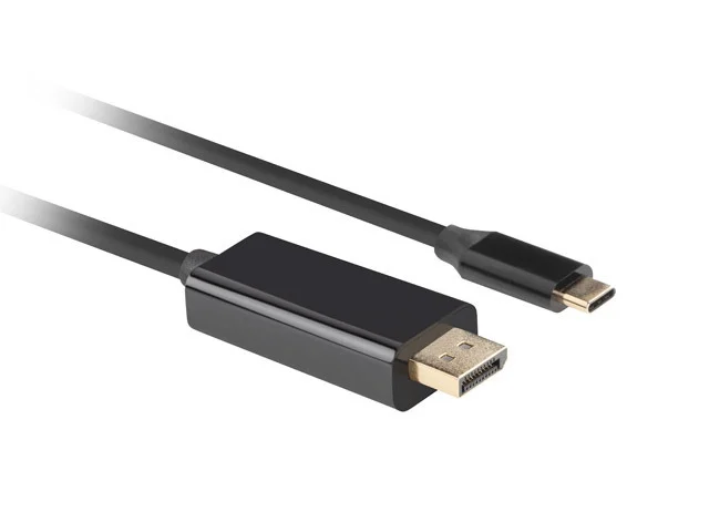 USB-C към DisplayPort кабел Lanberg 1.2 4K 60Hz 3m черен