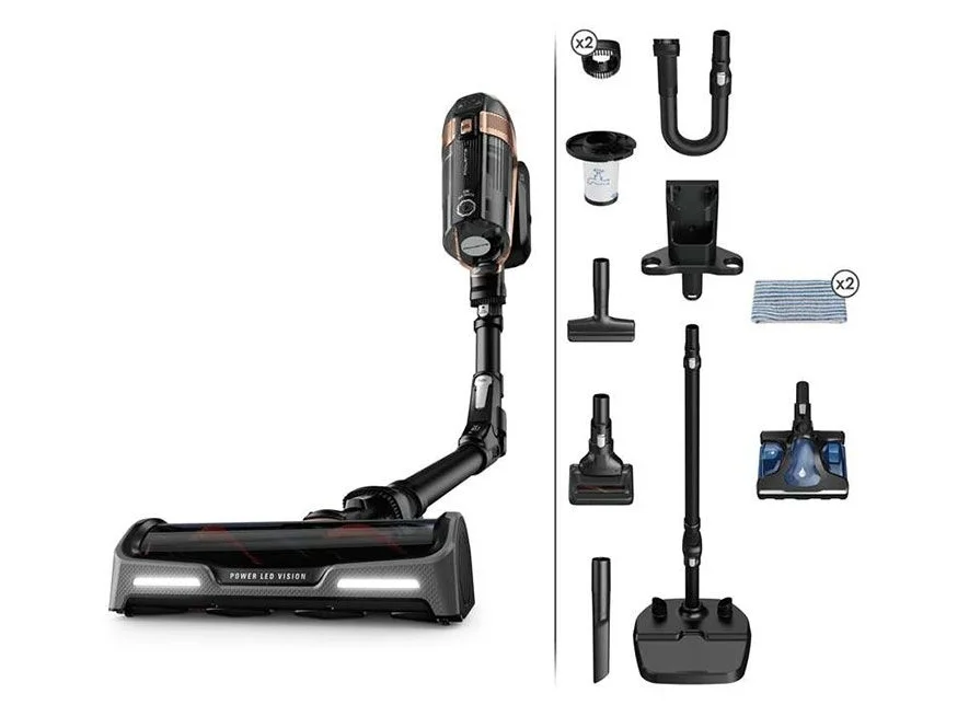 Вертикална прахосмукачка Rowenta – RH99G1WO VERSATILE X-FORCE 15.60 AQUA Animal, 480W, 32.4V, 230AW, черна