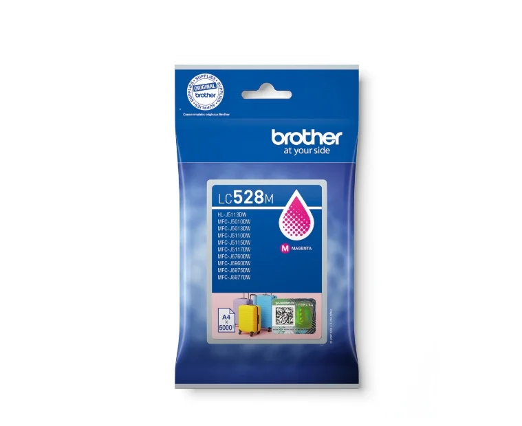 Brother LC528M Magenta Ink Cartridge for MFCJ5010DW/MFCJ5110DW - 5000 page yield