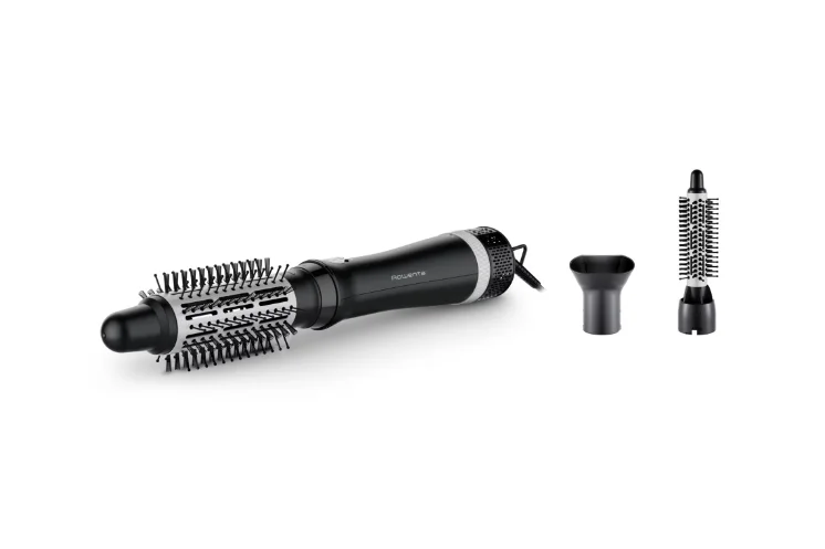 Електрическа четка за коса Rowenta CF6320F0 Express Style, 900W, керамично покритие, 3 приставки, йонизираща функция, черен