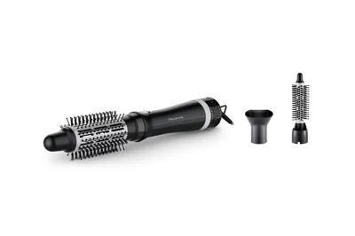 Електрическа четка за коса Rowenta CF6320F0 Express Style, 900W, керамично покритие, 3 приставки, йонизираща функция, черен
