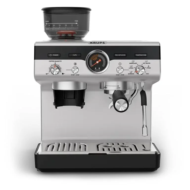 Кафемашина Krups XP804T10 Espresso с мелачка Precision Plus