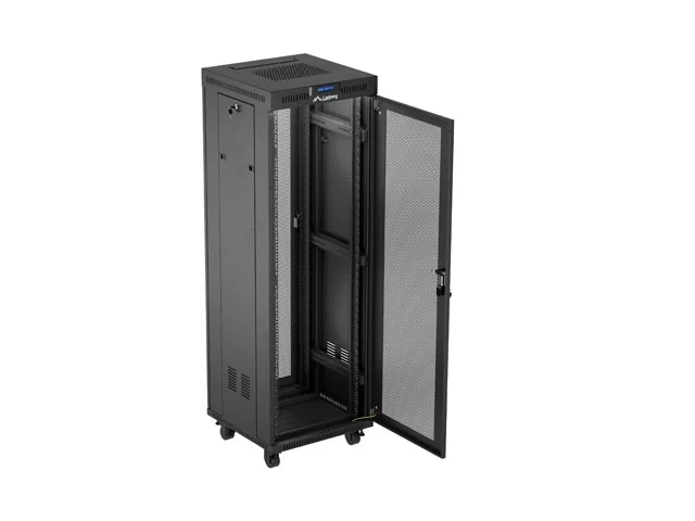 Lanberg rack cabinet 19" free-standing 37U/600X600 (FLAT PACK) with mesh door LCD black