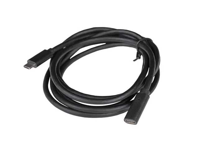 USB-C кабел Lanberg 3.1 1.5m, M/F, черен