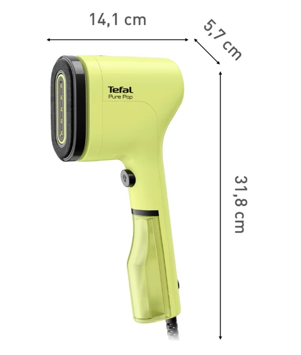 Парна четка TEFAL Pure Pop DT2025F0, 1300W, до 20 г/мин, зелен