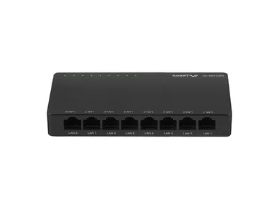 Суич LANBERG DSP2-1008-12V 8 порта 1Gb/s неуправляем, десктоп, 12V