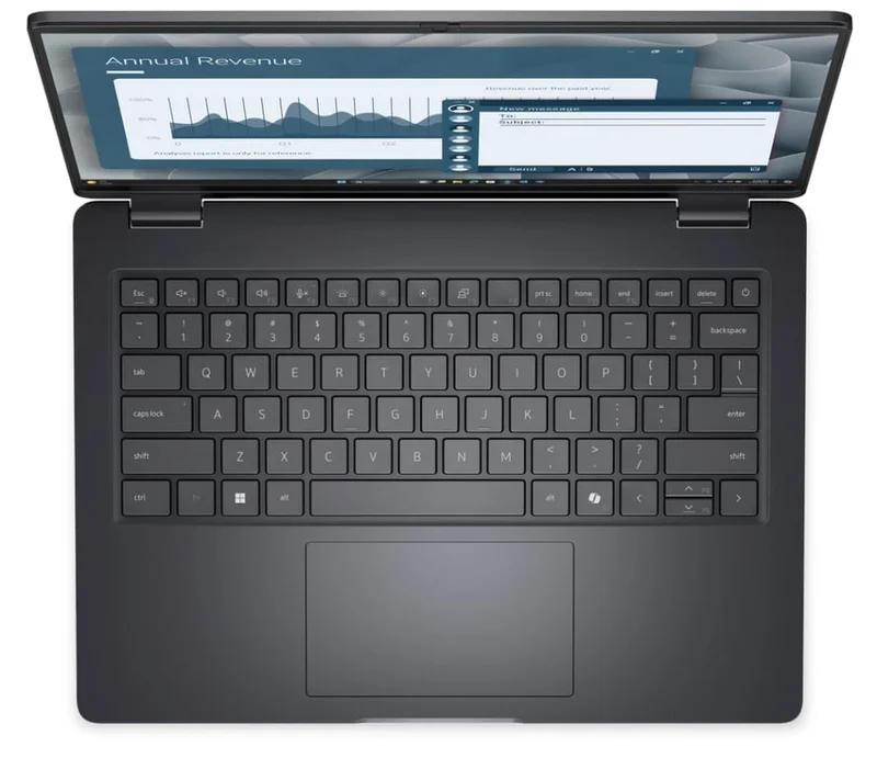 Лаптоп Dell Pro 14 PC14255, AMD Ryzen 5 PRO 230, 14" FHD+ IPS, 16GB RAM, 512GB SSD, AMD Radeon 760M, Windows 11 Pro, Magnetite
