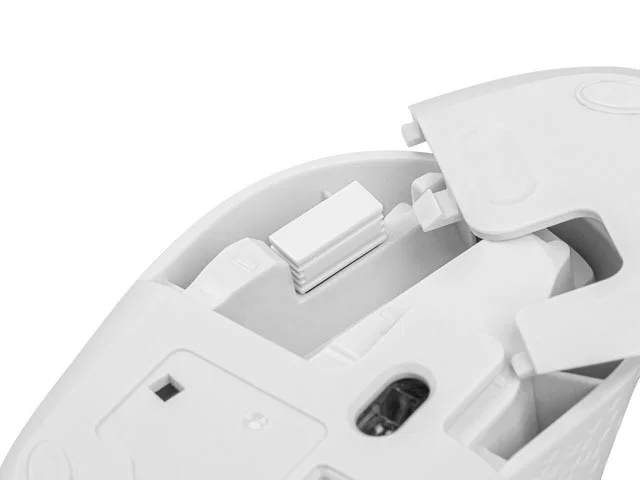 Безжична мишка Natec Stork 1600 DPI, бяла