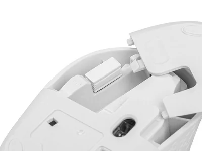 Безжична мишка Natec Stork 1600 DPI, бяла