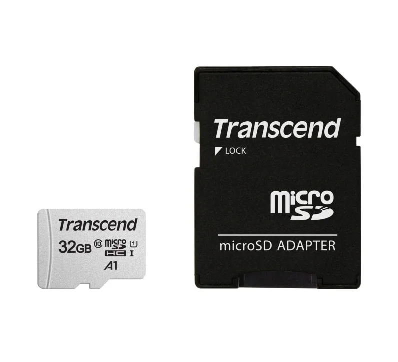 Карта памет Transcend microSDHC 32GB UHS-I U1/A1 с адаптер