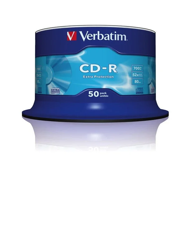 CD-R диск Verbatim 700MB 52x Extra Protection (50 броя)