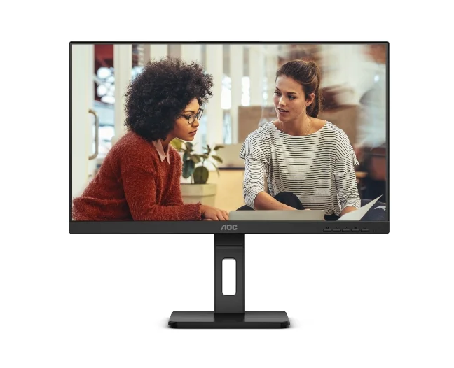 AOC 27E3QAF, 27" IPS WLED, 1920x1080@75Hz, 4ms GtG, 300cd m/2, 1000:1, 20M:1 DCR, Adaptive Sync, FlickerFree, Low Blue Light, 2Wx2, Tilt, Height Adjust, Pivot, Swivel, D-SUB, HDMI, DP