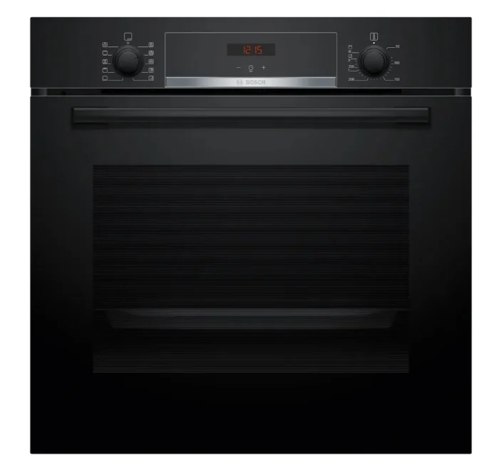 Bosch HBA554EB3 SER4, Oven A+, ecoClean full+Hydro, 7 HM, 1 lvl rails, Black