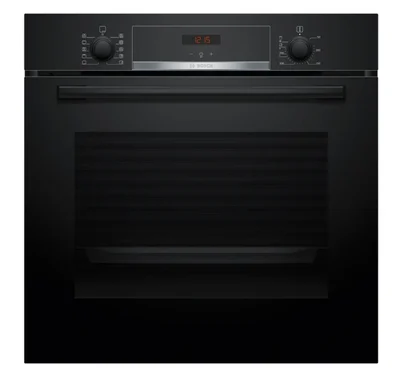 Bosch HBA554EB3 SER4, Oven A+, ecoClean full+Hydro, 7 HM, 1 lvl rails, Black