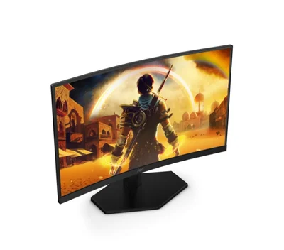AOC C24G42FE, 23.6" Curved 1500R, VA, WLED, 1920x1080@180Hz OC (Native 144Hz), 4ms GtG, 0.5ms MPRT, 300cd m/2, 3000:1, 80M:1 DCR, Adaptive Sync, FlickerFree, Low Blue Light, Tilt, HDMI, DP