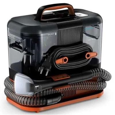 Прахосмукачка Rowenta IN5011F0 Instant Clean It ръчна, 400W, мокро почистване, без торбичка, черна