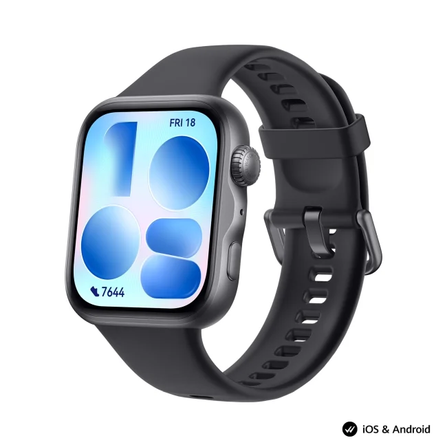 Смарт часовник Huawei Watch Fit 5 Niki-B19F, 1.82" AMOLED, HarmonyOS, черна каишка