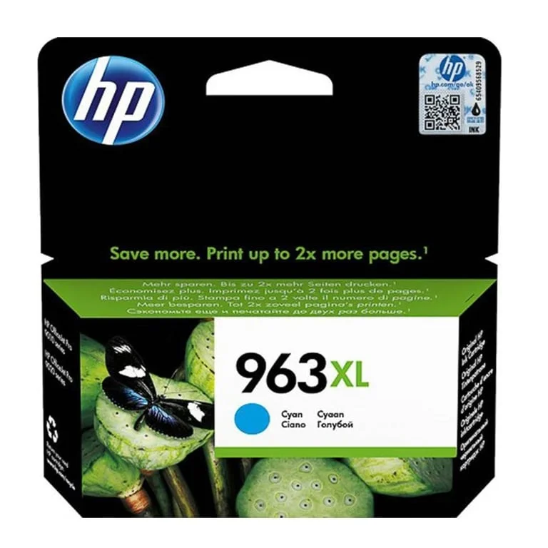 Мастило HP 963XL Cyan свръхвисок капацитет