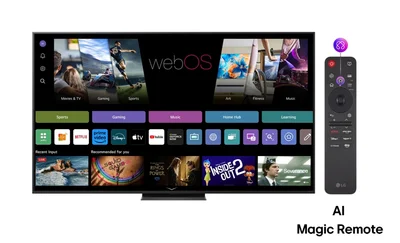 LG 75QNED86A3A, 75" 4K QNED HDR Smart TV, 3840x2160, 120Hz Native (VRR 144Hz), DVB-T2/C/S2, Alpha 8 AI Processor, HDR 10 PRO, webOS 25 ThinQ, 4K Upscaling, WiFi 5, Dolby Vision, Bluetooth 5.1, AirPlay 2, LAN, CI, HDMI, SPDIF, Stand