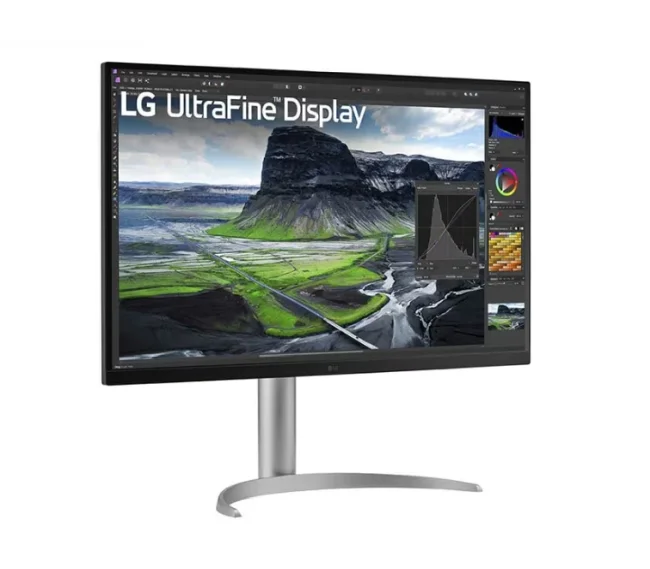 Монитор LG 32UQ850V-W 31.5" IPS 4K UHD 5ms 400cd/m2 FreeSync HDR10 DCI-P3 98% USB-C USB хъб DisplayPort регулиране на височина говорители черен