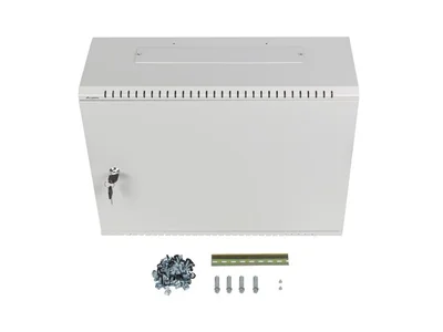 Lanberg rack cabinet 19" wall-mount 4U+3u/540x200 low-profile grey (assembled)