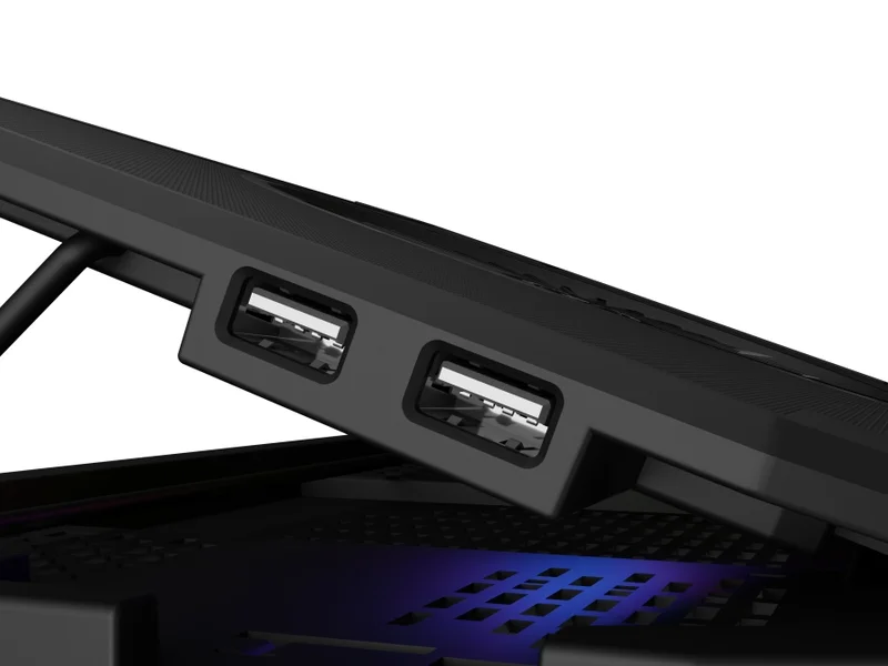 Охлаждаща подложка за лаптоп Genesis Oxid 850, 15.6"-17.3", 5 вентилатора, LED подсветка