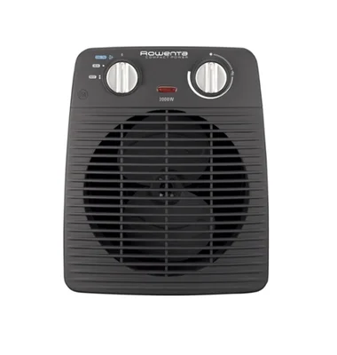 Отоплителна печка Rowenta SO2210F0, 2000W, 2 степени, охлаждащ вентилатор, термостат, 59 dB, сив/черен