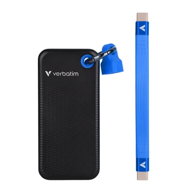 Verbatim Pocket SSD USB 3.2 Gen 2 512GB Black/Blue