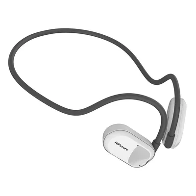 HiFuture FutureMate Grey White, Open Ear Comfort, Bluetooth 5.3, Dual Mics ENC Calling System, Playtime up to 8 Hours, IPX5 Waterproof, Extra Bass Boost