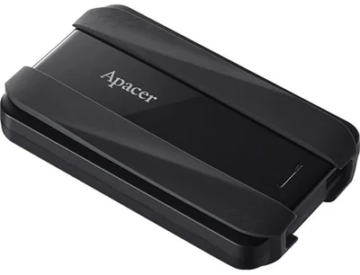 Apacer AC533, 5TB 2.5" SATA HDD USB 3.2 Portable Hard Drive Plastic / Rubber Jet black