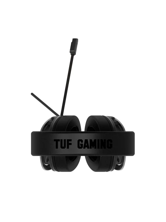 Геймърски слушалки ASUS TUF Gaming H3, жични, 7.1 Surround Sound, 50mm драйвери, микрофон Discord сертифициран, 3.5mm, черни