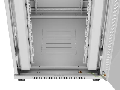 Lanberg rack cabinet 19" free-standing 42U/800x1000 (flat pack) with glass door lcd grey v2