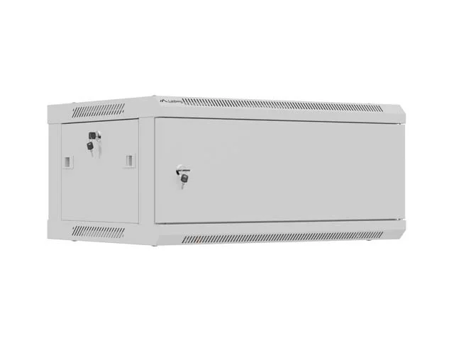 Lanberg rack cabinet 19" wall-mount 4U / 600x450 for self-assembly (flat pack), grey