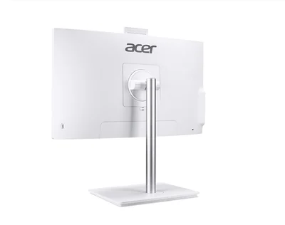 Acer Aspire C24-A, 23.8'' FHD IPS AiO 120Hz, Intel Core i5-13420H (up to 4.60GHz, 12MB), 16GB DDR4 (1 slot free), 512GB SSD, no DVD, Intel UHD, HDMI, RG-45, WiFi 6, BT 5.0, Glan, Ergo stand w Height Adj., 5MPCam+mic, KBD& Mouse Wireless, NO OS, White