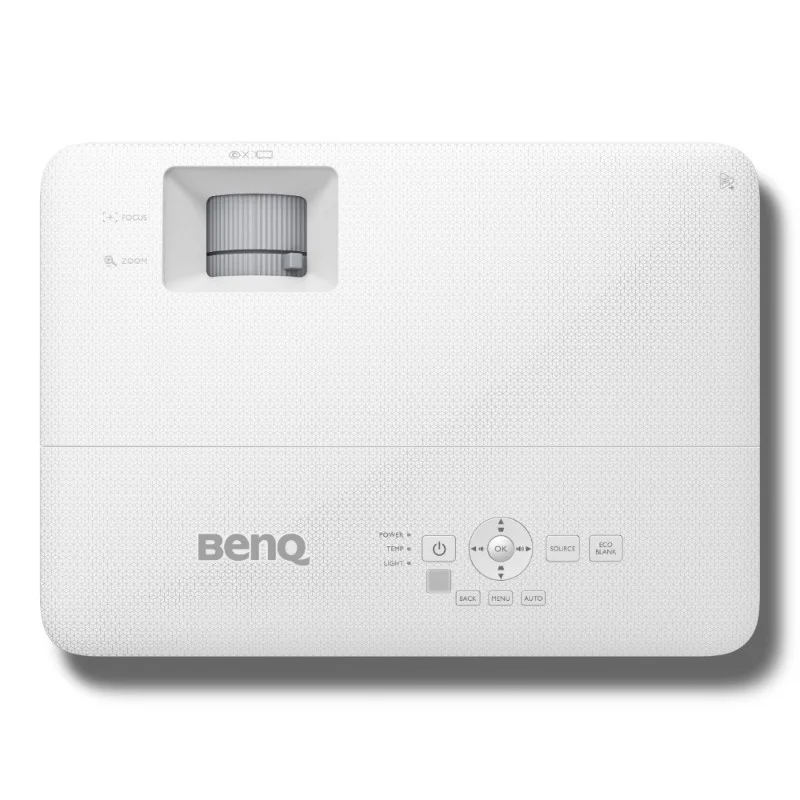 BenQ MU613 DLP, WUXGA; Brightness: 4000 AL; High contrast ratio 10,000:1; 1.1X zoom (1.5 - 1.65); 15,000 hrs lamp life (LampSave mode); 2.8 kg; Noise 29dB (eco); USB Type A x1 (1.5A); Speaker 2W x1; HDMI x2 (1 with MHL);  Audio-in, Audio out, White
