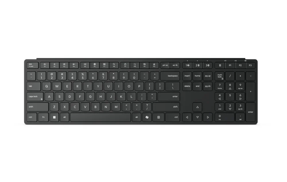 Безжична клавиатура Lenovo Wireless Multi-Mode Pro Keyboard 6000, българска кирилизация