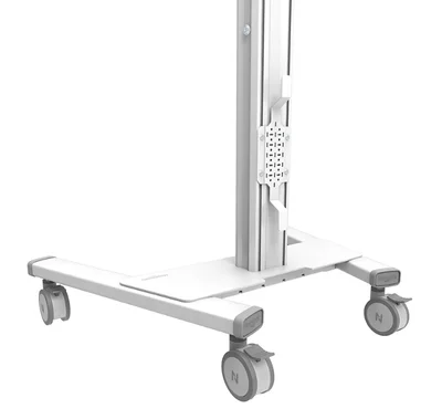 Neomounts Select Mobile Display Floor Stand (37-75") 10 cm. Wheels, White