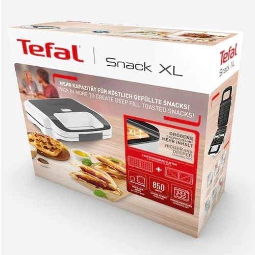Tefal SW701110, MULTIPLATES SNACK XL, 850W, plates extra-deep, 2 plates (triagles sandw, waffles)